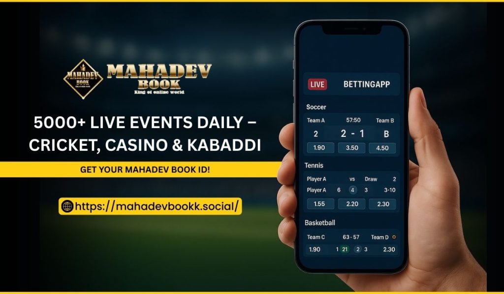 5000+ Live Events Daily – Cricket, Casino & Kabaddi