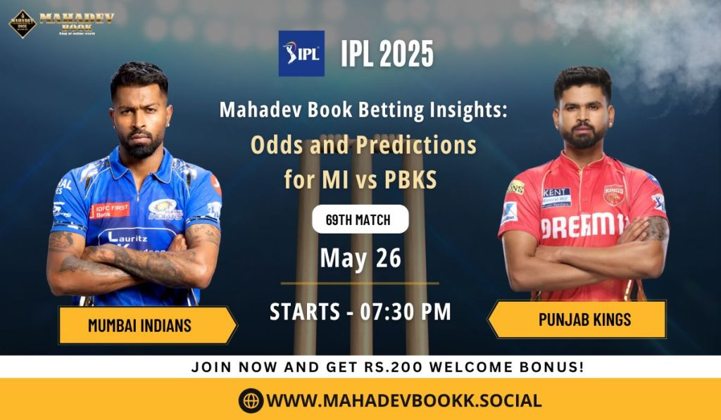 Get MI vs PBKS IPL 2025 betting insights
