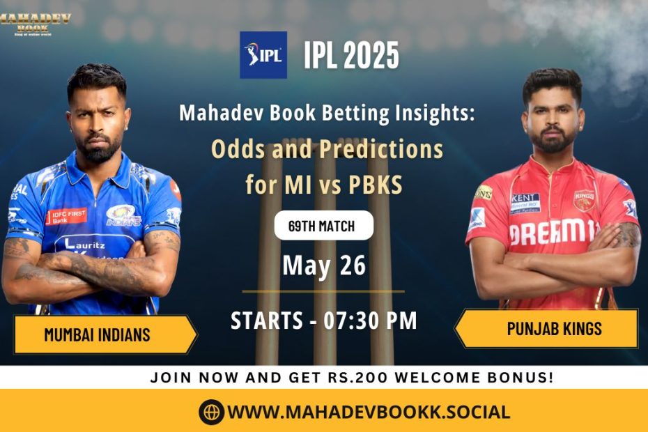 Get MI vs PBKS IPL 2025 betting insights